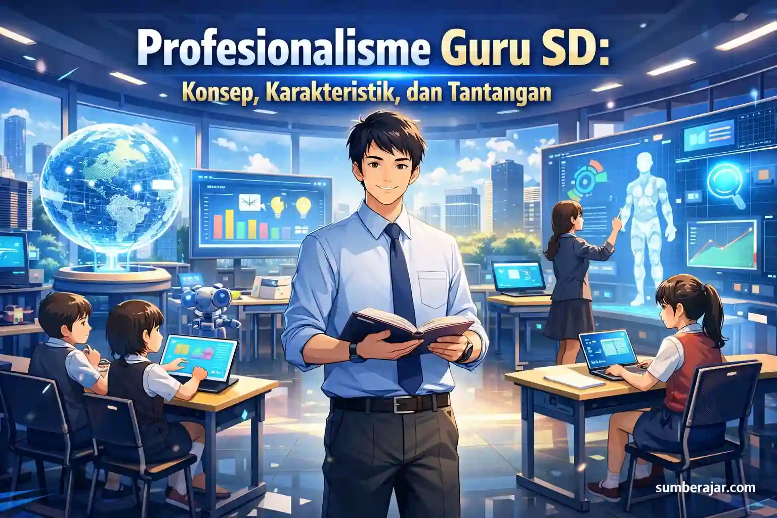Profesionalisme Guru SD: konsep, karakteristik, dan tantangan - SumberAjar.com Profesionalisme Guru SD: konsep, karakteristik, dan tantangan - SumberAjar.com