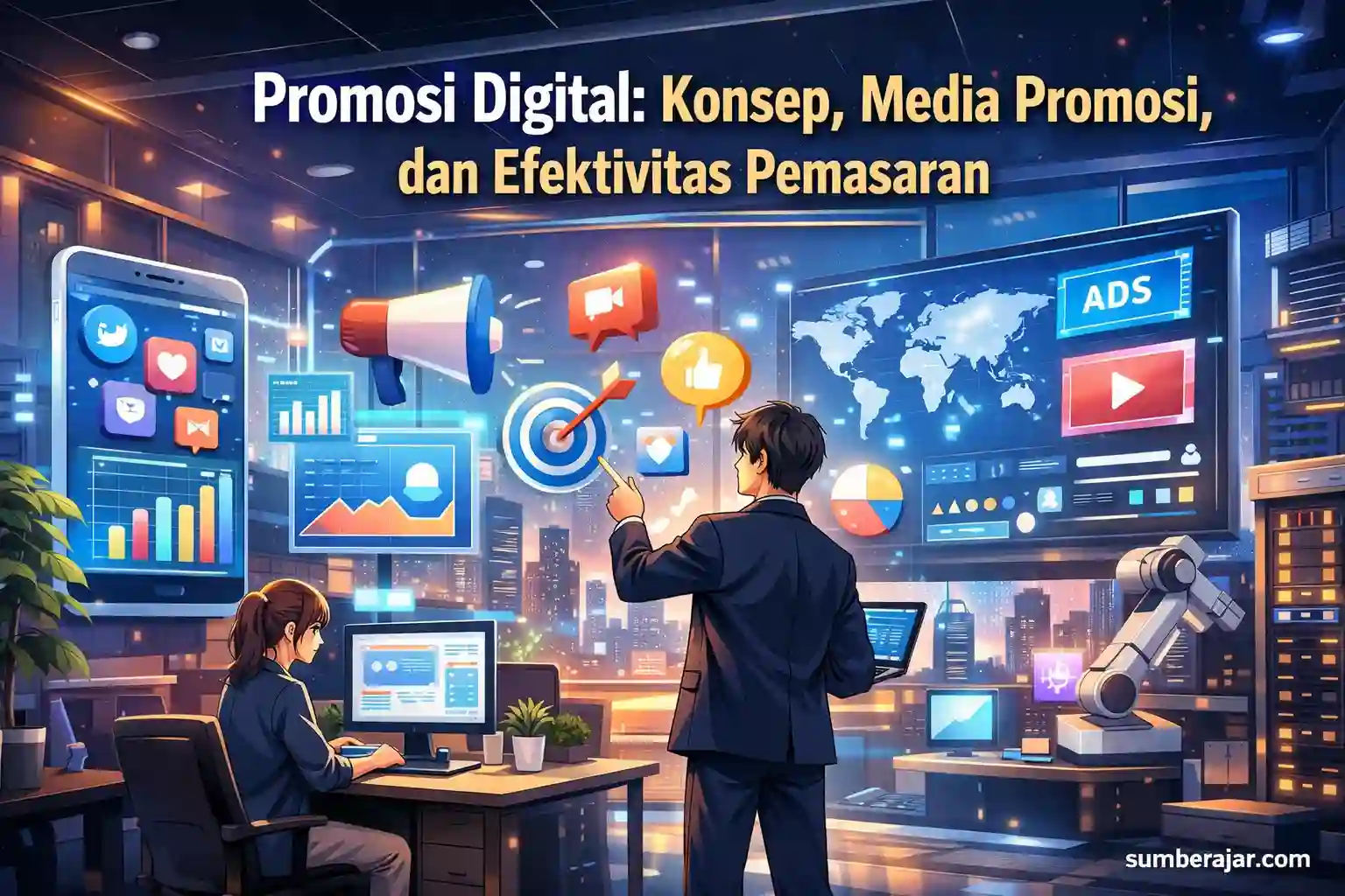 Promosi Digital: Konsep, Media Promosi, dan Efektivitas Pemasaran - SumberAjar.com