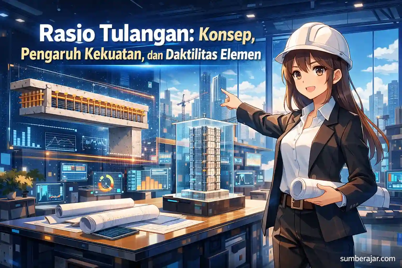 Rasio Tulangan: Konsep, Pengaruh Kekuatan, dan Daktilitas Elemen