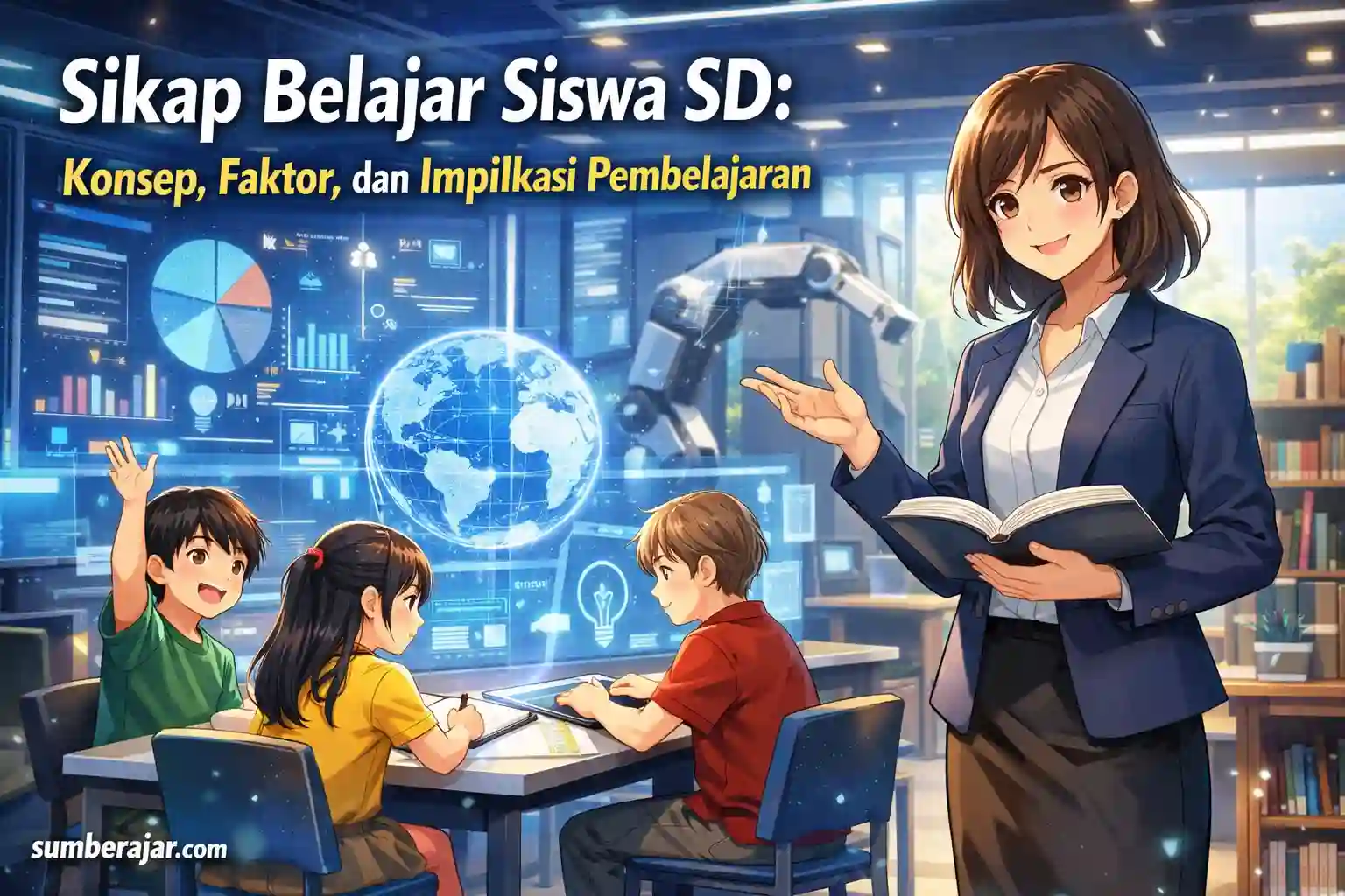 Sikap Belajar Siswa SD: konsep, faktor, dan implikasi pembelajaran