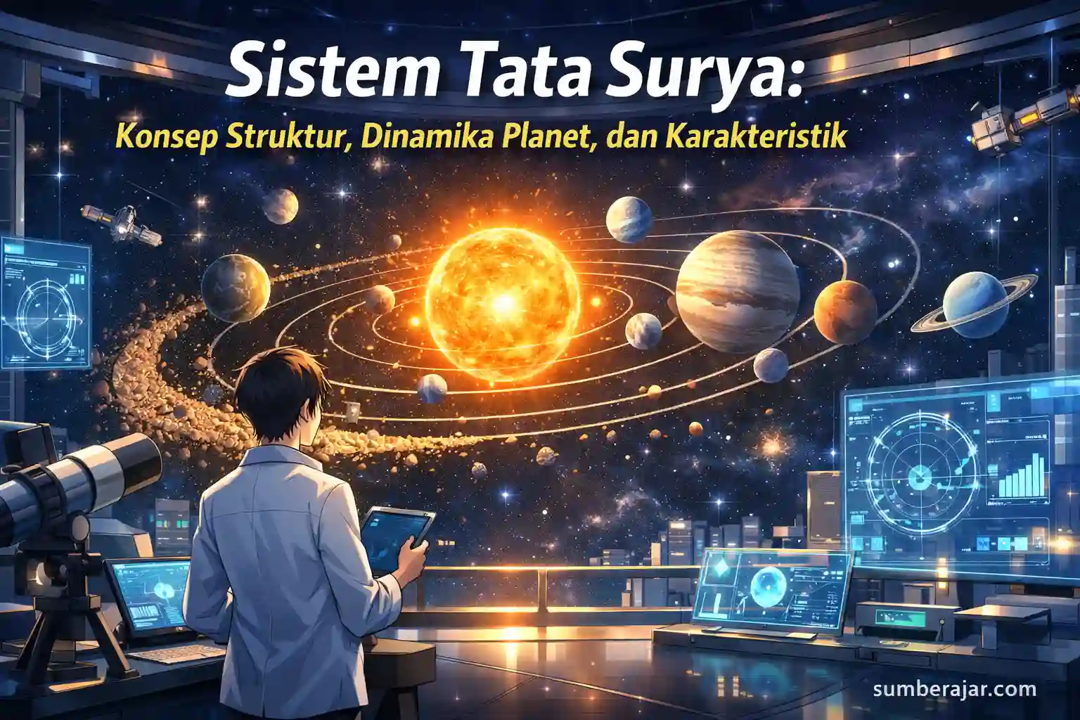 Sistem Tata Surya: Konsep Struktur, Dinamika Planet, dan Karakteristik