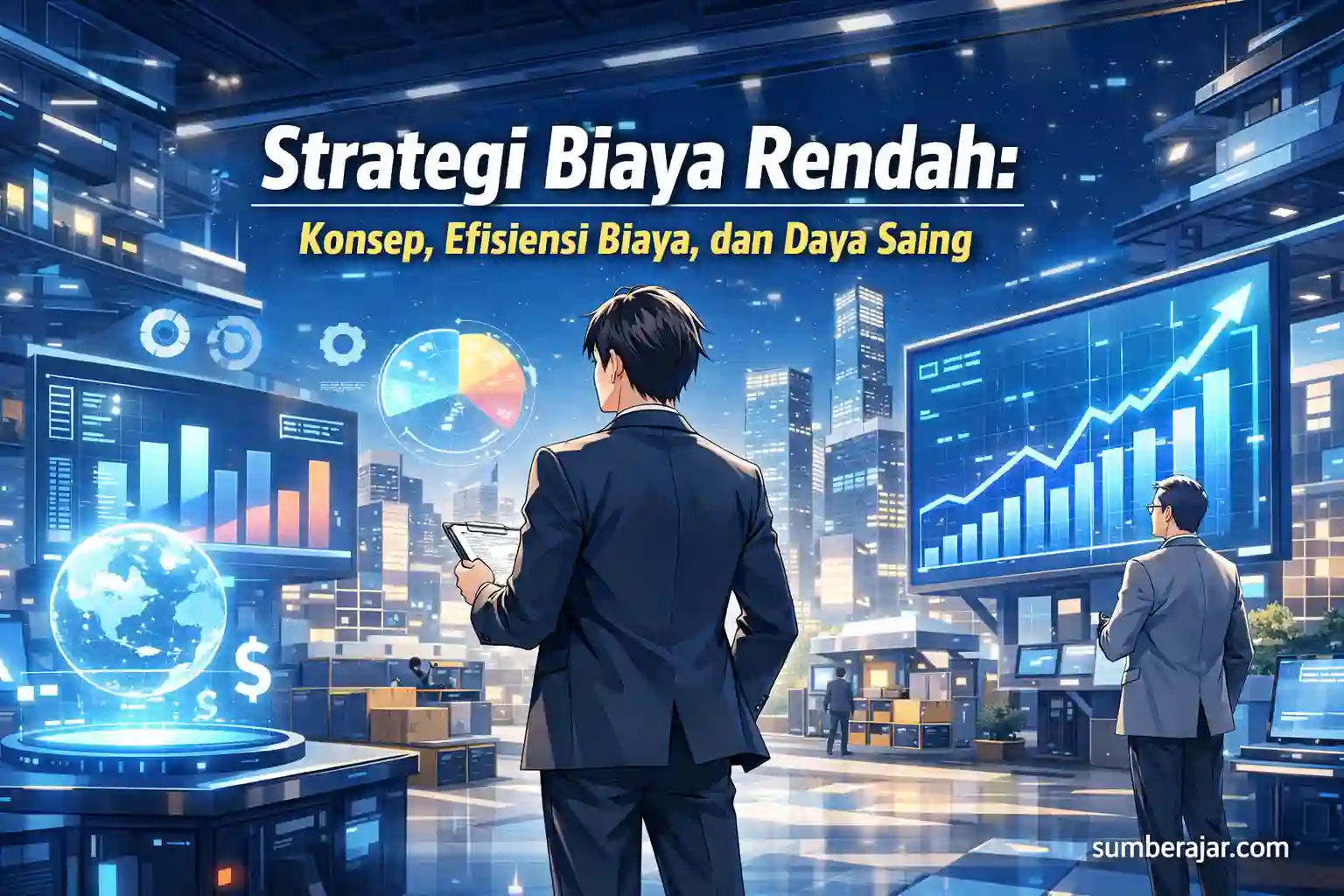 Strategi Biaya Rendah: Konsep, Efisiensi Biaya, dan Daya Saing - SumberAjar.com
