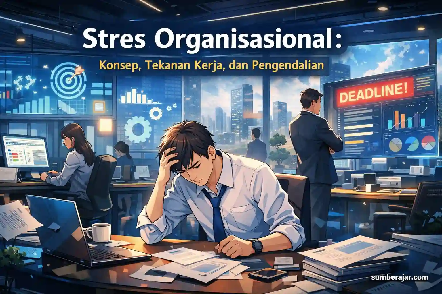 Stres Organisasional: Konsep, Tekanan Kerja, dan Pengendalian