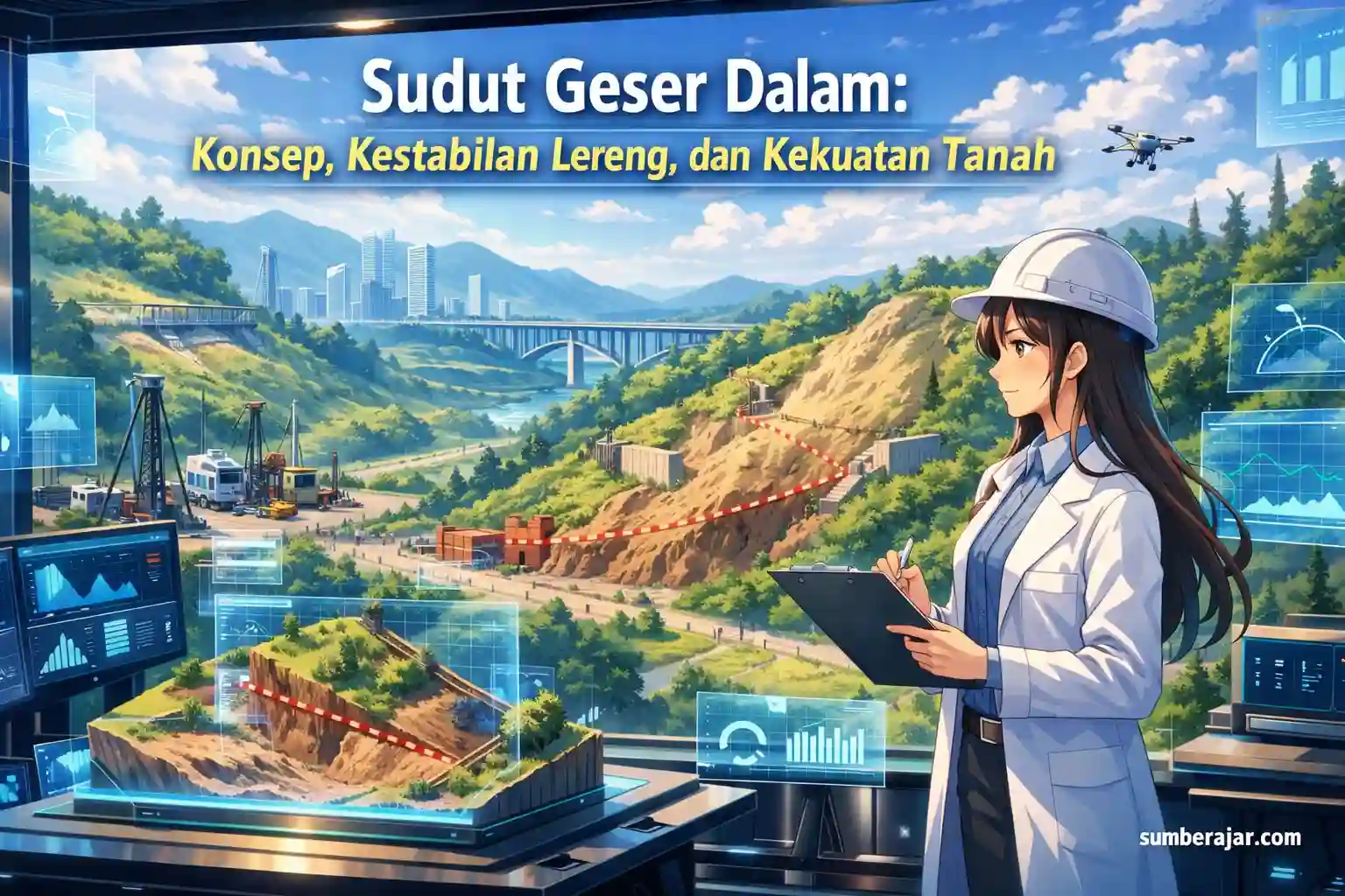Sudut Geser Dalam: Konsep, Kestabilan Lereng, dan Kekuatan Tanah