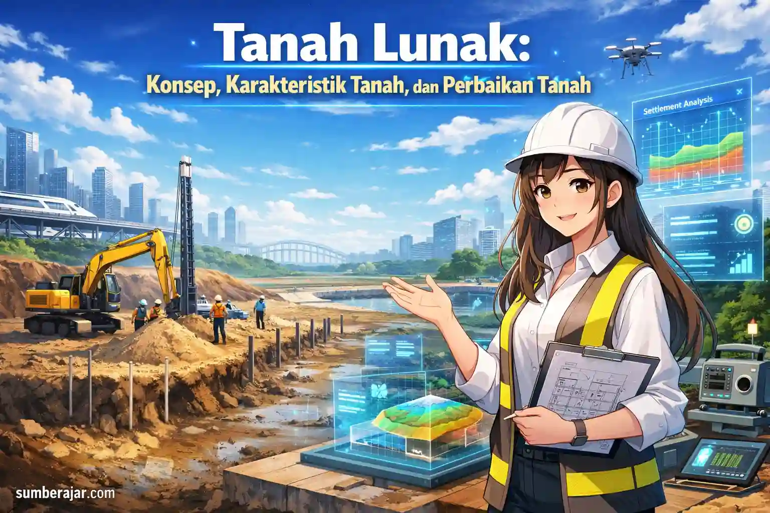Tanah Lunak: Konsep, Karakteristik Tanah, dan Perbaikan Tanah