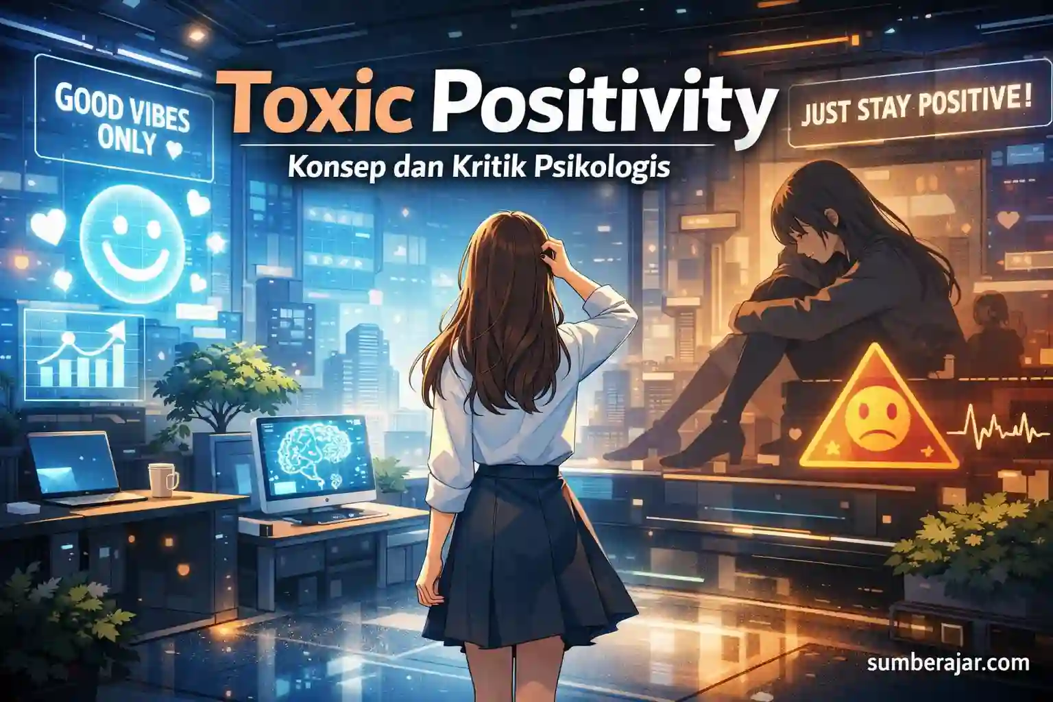 Toxic Positivity: Konsep dan Kritik Psikologis - SumberAjar.com