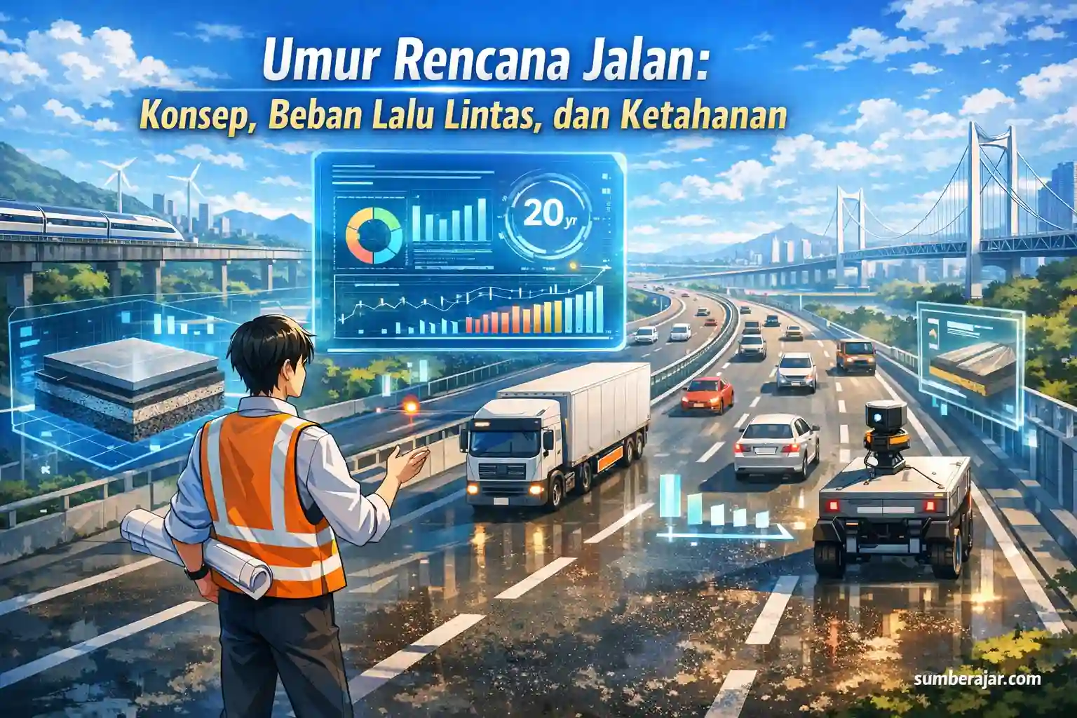 Umur Rencana Jalan: Konsep, Beban Lalu Lintas, dan Ketahanan