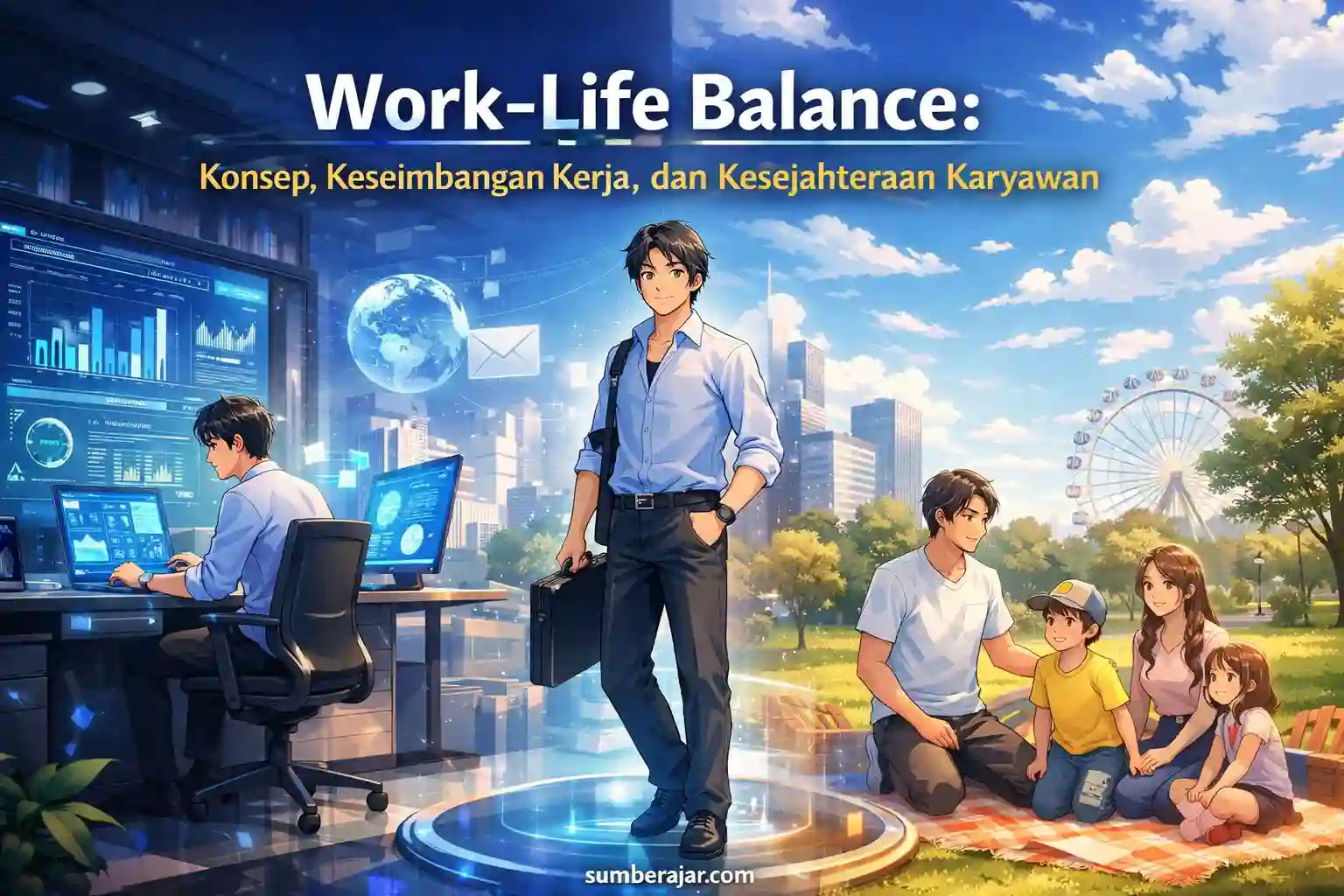 Work-Life Balance: Konsep, Keseimbangan Kerja, dan Kesejahteraan Karyawan - SumberAjar.com