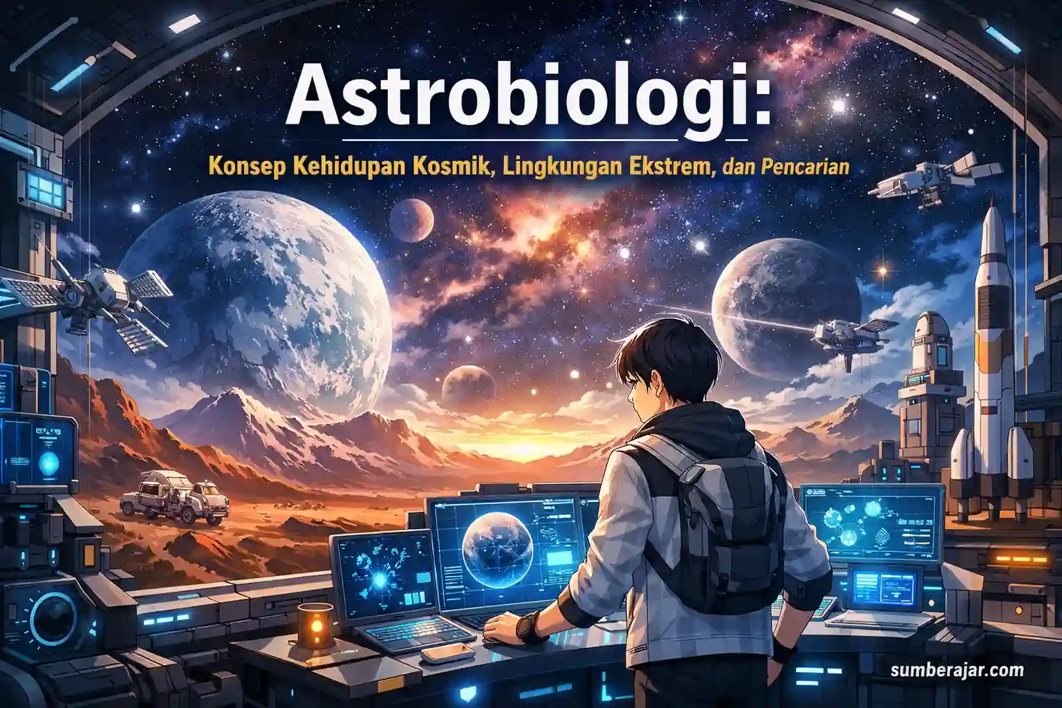 Astrobiologi: Konsep Kehidupan Kosmik, Lingkungan Ekstrem, dan Pencarian