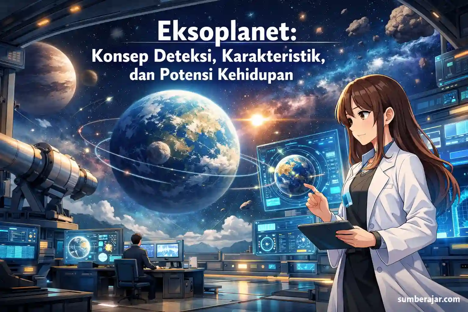 Eksoplanet: Konsep Deteksi, Karakteristik, dan Potensi Kehidupan - SumberAjar.com Eksoplanet: Konsep Deteksi, Karakteristik, dan Potensi Kehidupan - SumberAjar.com