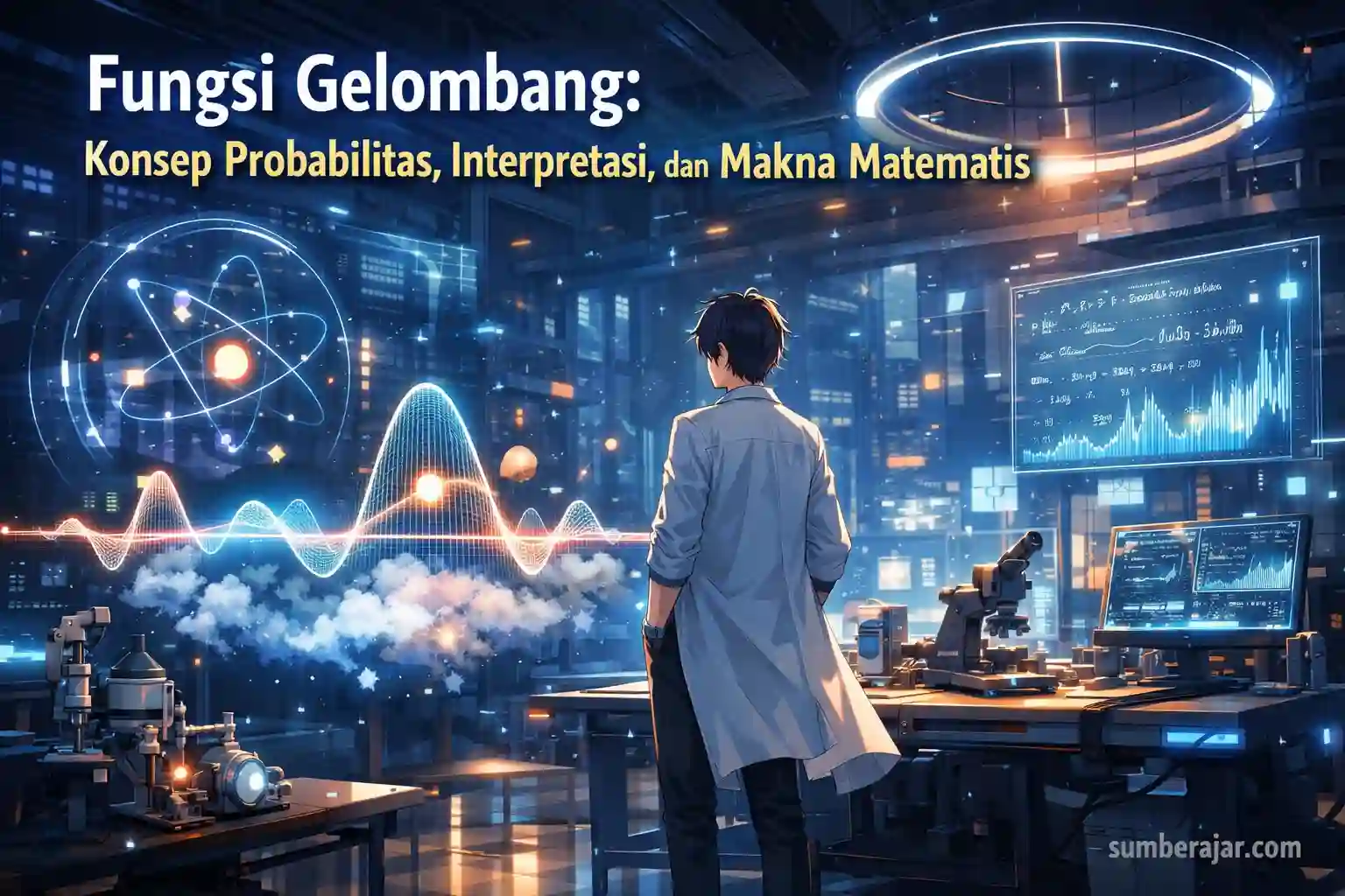 Fungsi Gelombang: Konsep Probabilitas, Interpretasi, dan Makna Matematis