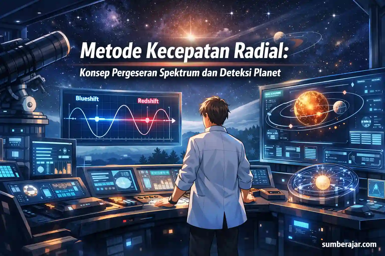 Metode Kecepatan Radial: Konsep Pergeseran Spektrum dan Deteksi Planet - SumberAjar.com Metode Kecepatan Radial: Konsep Pergeseran Spektrum dan Deteksi Planet - SumberAjar.com
