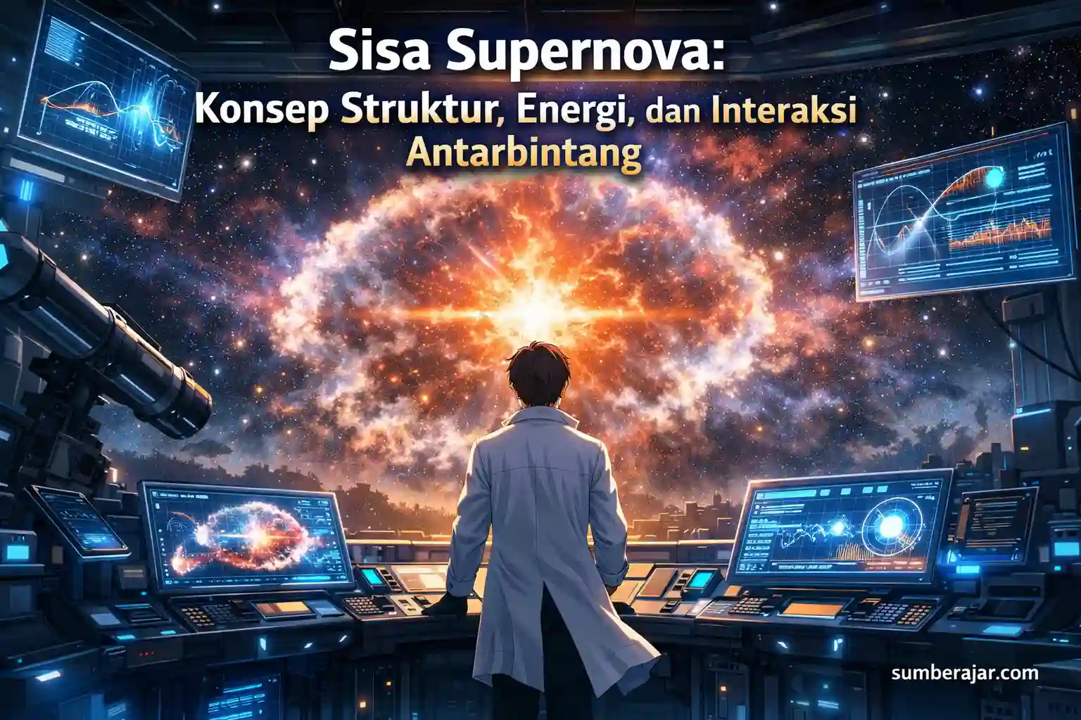 Sisa Supernova: Konsep Struktur, Energi, dan Interaksi Antarbintang - SumberAjar.com